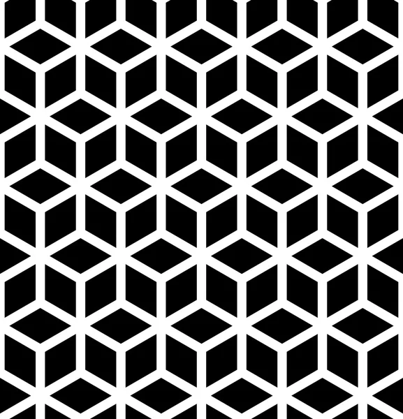 Vector modern seamless geometry pattern illusion, black and white