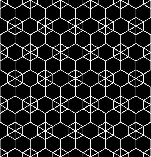 Padrão de geometria sem costura moderna vetorial — Vetor de Stock