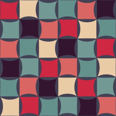 Vektör modern dikişsiz geometri deseni 