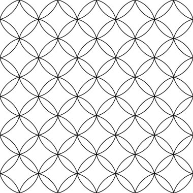 Vektör modern dikişsiz geometri deseni