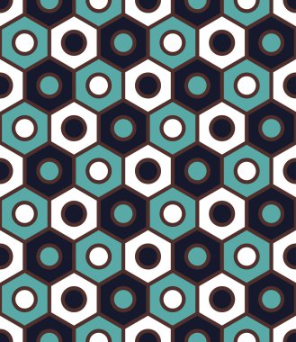 Vektör modern dikişsiz geometri deseni