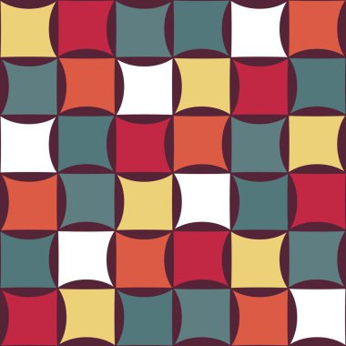 Vektör modern dikişsiz geometri deseni