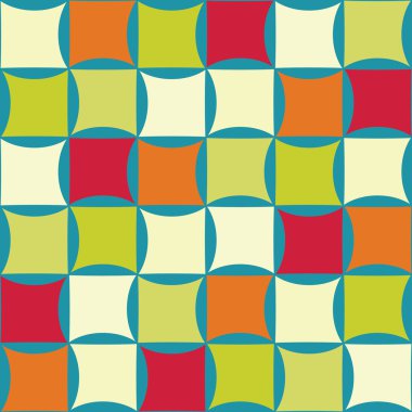 Vektör modern dikişsiz geometri deseni