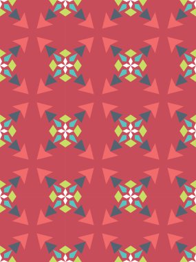 Vektör modern dikişsiz geometri deseni