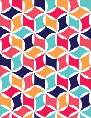 Vektör modern dikişsiz geometri deseni