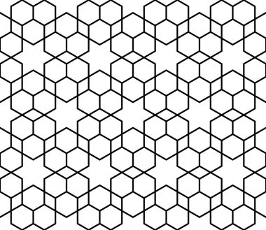 Vektör modern dikişsiz geometri deseni 