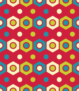 Vektör modern dikişsiz geometri deseni