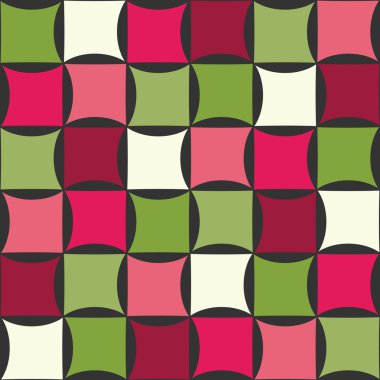 Vektör modern dikişsiz geometri deseni