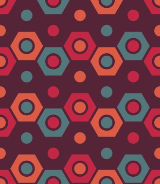 Vektör modern dikişsiz geometri deseni