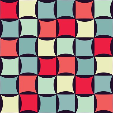 Vektör modern dikişsiz geometri deseni