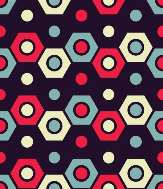 Vektör modern dikişsiz geometri deseni