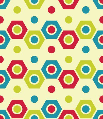 Vektör modern dikişsiz geometri deseni