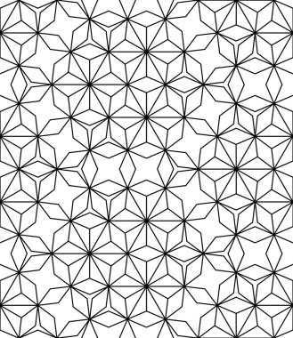 Vektör modern dikişsiz geometri deseni