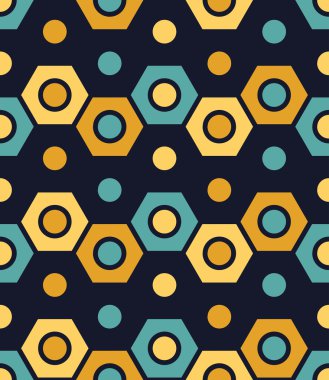 Vektör modern dikişsiz geometri deseni