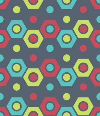 Vektör modern dikişsiz geometri deseni