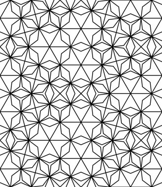 Vektör modern dikişsiz geometri deseni