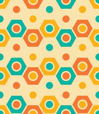 Vektör modern dikişsiz geometri deseni 