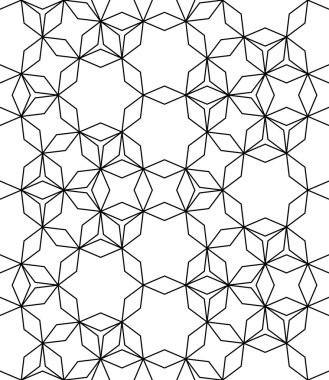 Vektör modern dikişsiz geometri deseni 