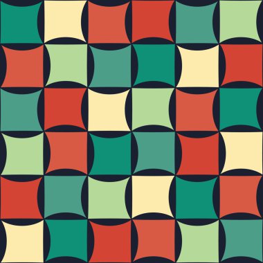 Vektör modern dikişsiz geometri deseni 