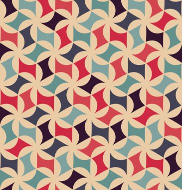 Vektör modern dikişsiz geometri deseni