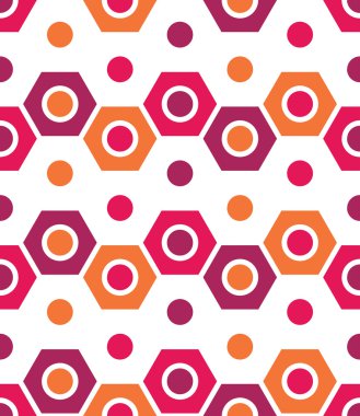 Vektör modern dikişsiz geometri deseni