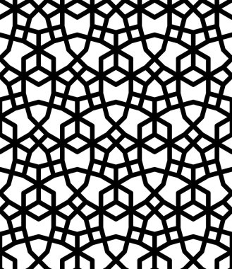 Vektör modern dikişsiz geometri deseni 