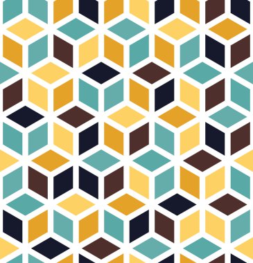 Vektör modern dikişsiz geometri deseni 