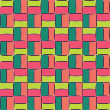 Vektör modern dikişsiz geometri deseni 