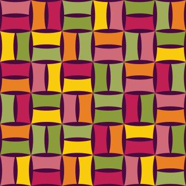 Vektör hipster soyut geometri desen