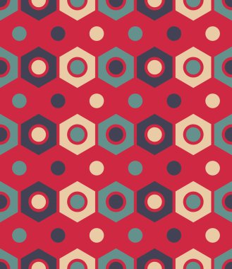 Vektör modern dikişsiz geometri deseni