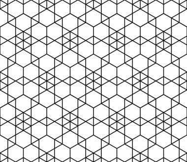 Vektör modern dikişsiz geometri deseni