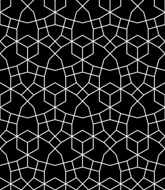 Vektör modern dikişsiz geometri deseni