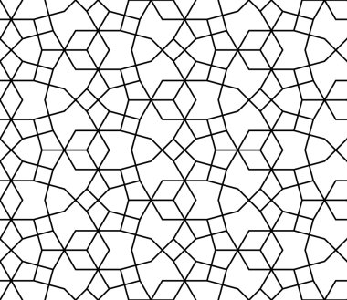 Vektör modern dikişsiz geometri deseni