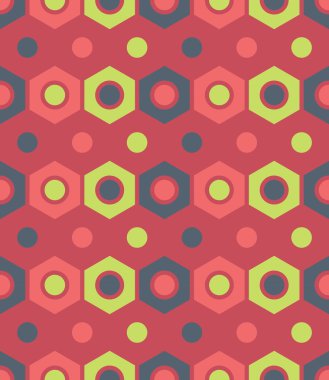 Vektör modern dikişsiz geometri deseni