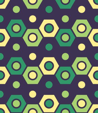 Vektör modern dikişsiz geometri deseni 