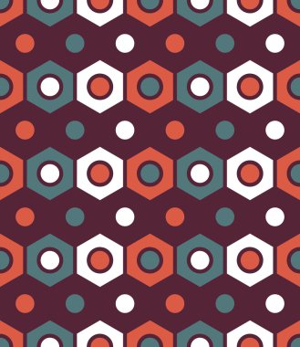 Vektör modern dikişsiz geometri deseni