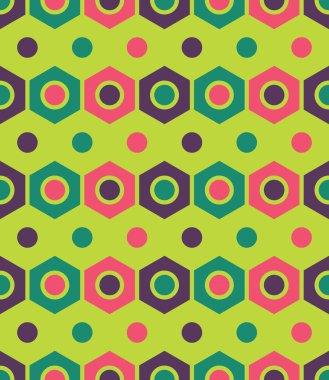 Vektör hipster sorunsuz geometri desen