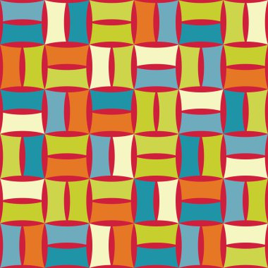 Vektör modern dikişsiz geometri deseni