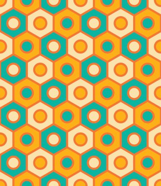 Vektör modern dikişsiz geometri deseni