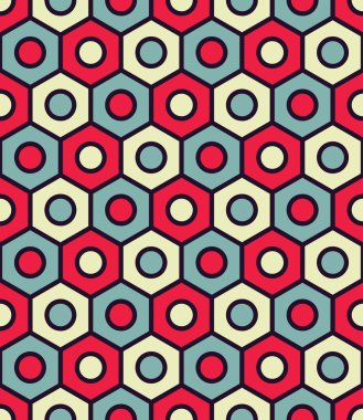 Vektör modern dikişsiz geometri deseni