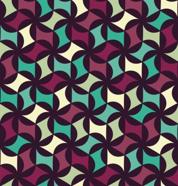 Vektör modern dikişsiz geometri deseni