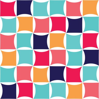 hipster geometri yastık modeli