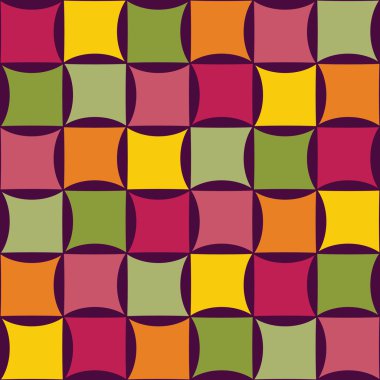 hipster geometri yastık modeli