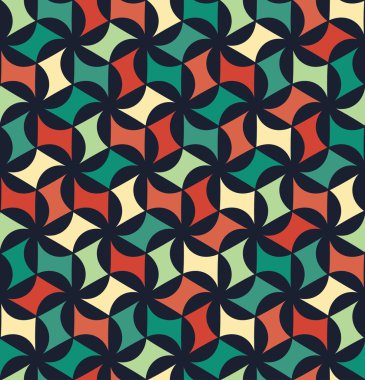 hipster geometri yastık modeli