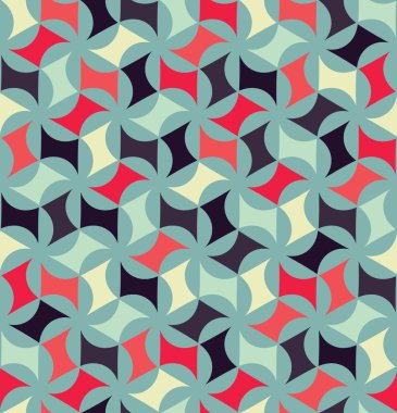 hipster geometri yastık modeli