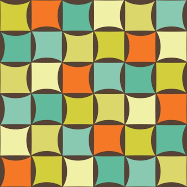 hipster geometri yastık modeli