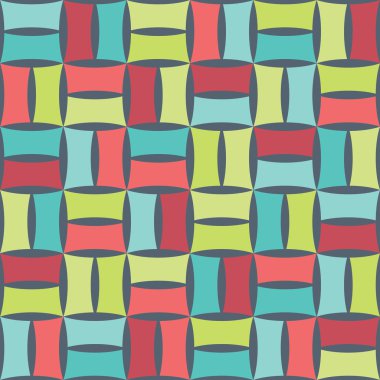 Soyut geometrik hipster moda yastık modeli  