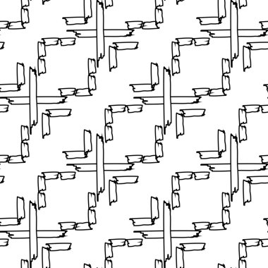 Soyut geometri moda yastık modeli