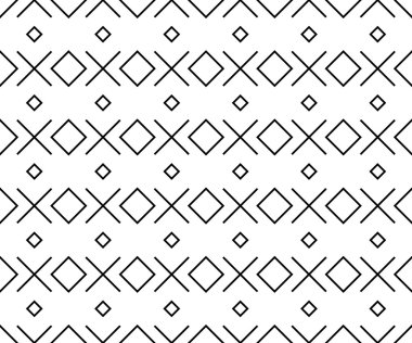 Soyut geometrik hipster moda yastık boho desen