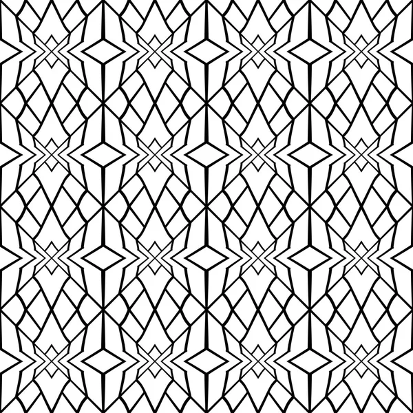 Patrón de almohada de moda hipster blanco y negro geométrico abstracto — Vector de stock